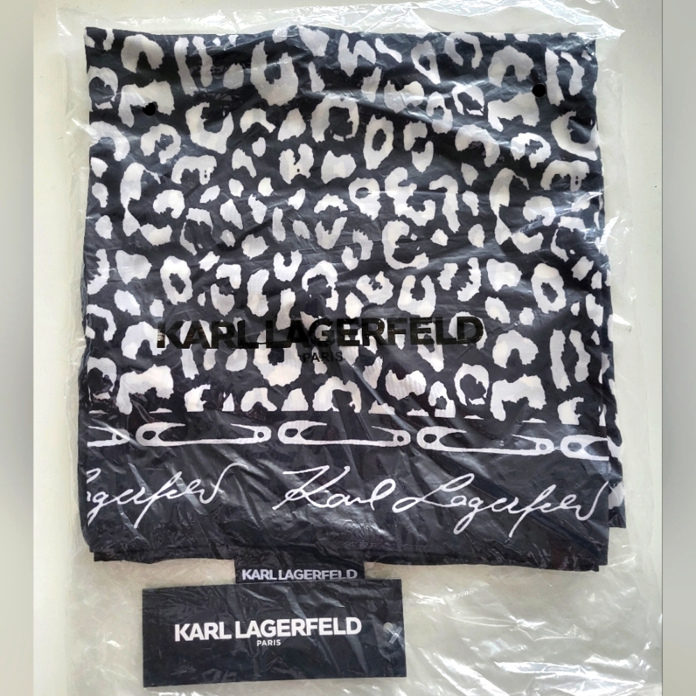 Karl Lagerfeld paris scarf with tag